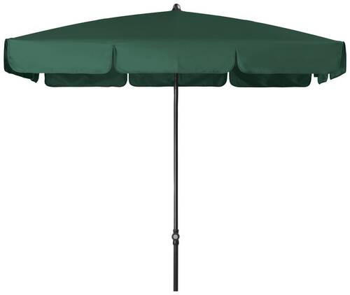SONNENSCHIRM 185x120 cm Dunkelgrün  - Dunkelgrün/Anthrazit, Basics, Textil/Metall (185/120cm) - Doppler