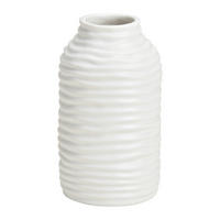 VASE 12 cm  - Weiß, Basics, Keramik (7/12/7cm)