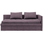 LIEGE in Webstoff Rosa  - Chromfarben/Rosa, KONVENTIONELL, Kunststoff/Textil (217/85/104cm) - Venda