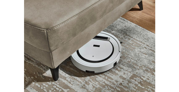 ECKSOFA Dieter Knoll Beigebraun Mikrofaser  - Beigebraun/Schwarz, Design, Textil/Metall (269/238cm) - Dieter Knoll