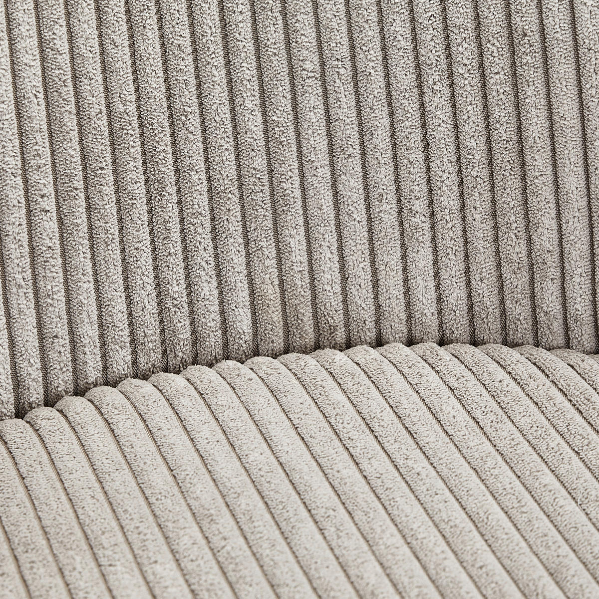 ARMLEHNSTUHL  in Eisen Cord  - Schwarz/Grau, Design, Textil/Metall (53/78/61cm) - Hom`in