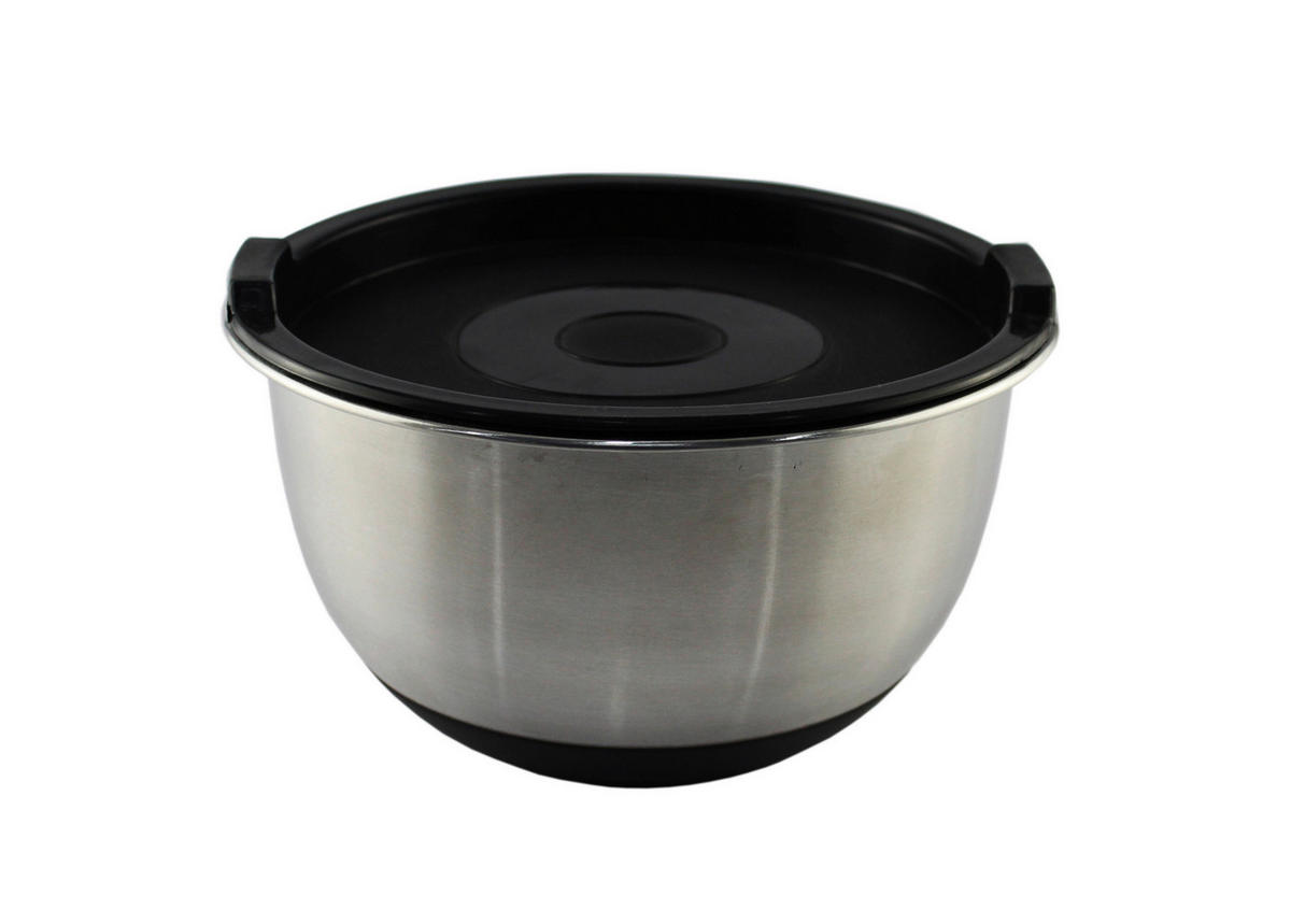 RÜHRSCHÜSSEL - Edelstahlfarben/Schwarz, Basics, Kunststoff/Metall (25,8/15,2cm) - Homeware Profession.
