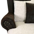 XXL-SESSEL - Dunkelbraun/Beige, ROMANTIK / LANDHAUS, Holz/Textil (125/102/138cm) - Landscape