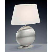 TISCHLEUCHTE 36/51 cm   - Messingfarben, Basics, Textil/Metall (36/51cm) - Bankamp