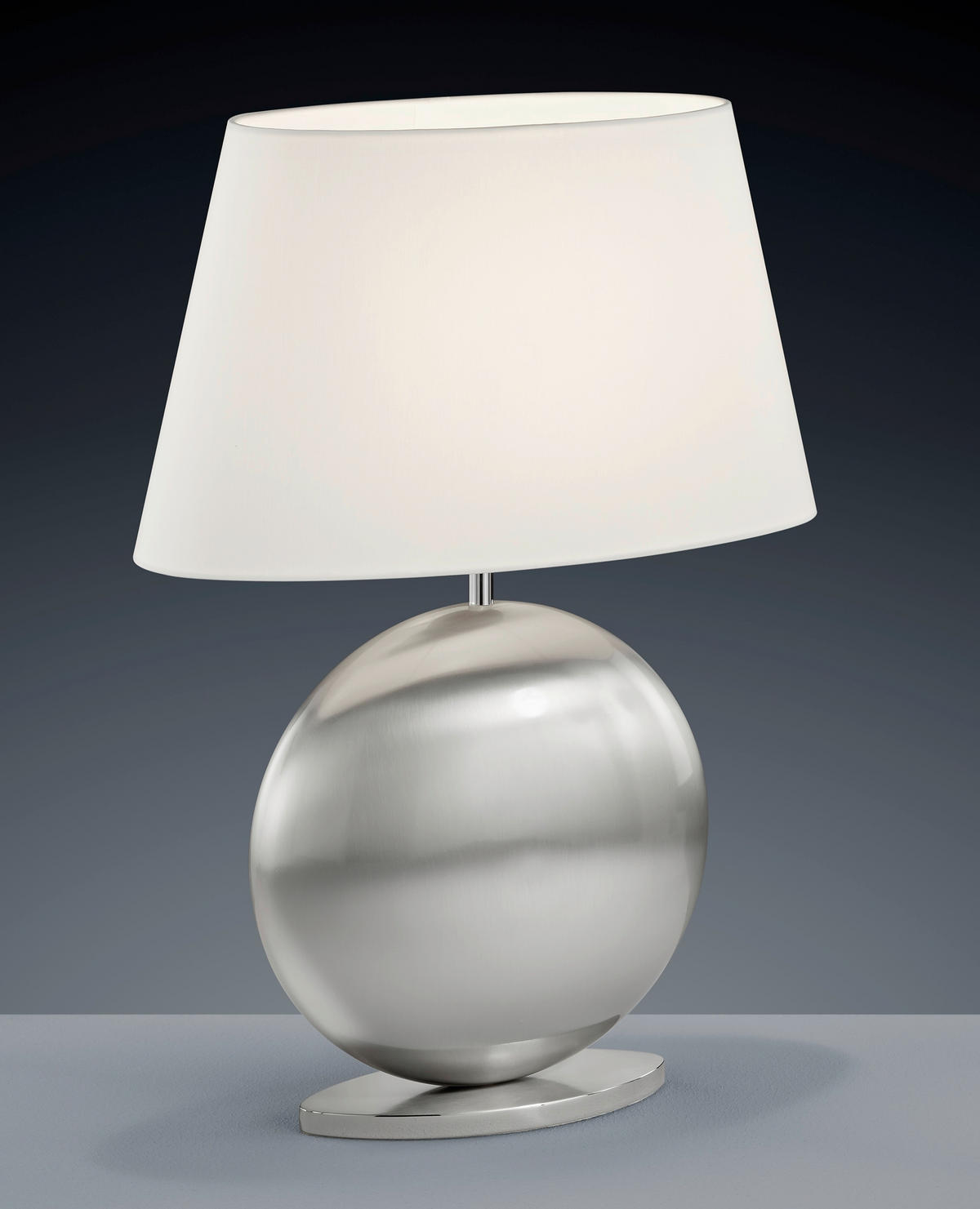 TISCHLEUCHTE 36/51 cm   - Messingfarben, Basics, Textil/Metall (36/51cm) - Bankamp