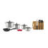 KUHINJSKI SET - črna/rjava, Konvencionalno, kovina/umetna masa - Homeware