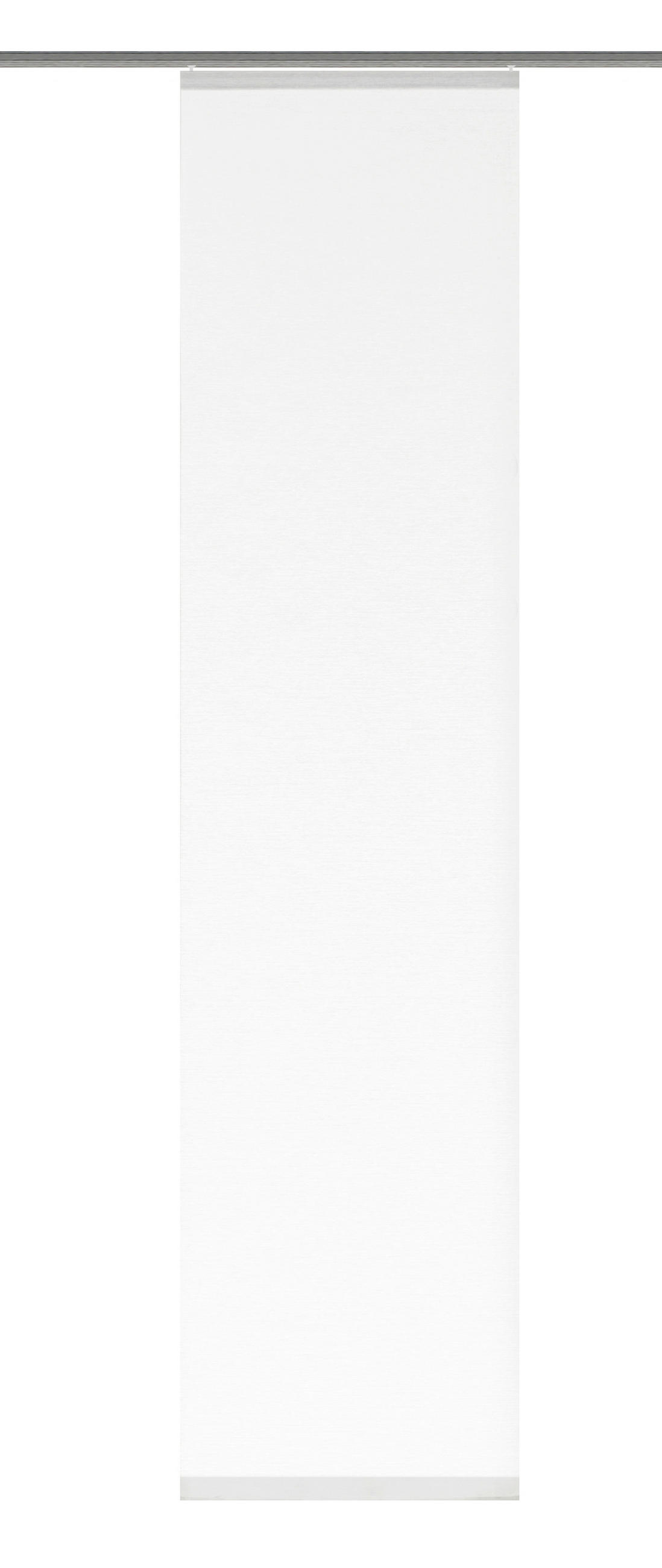 FLÄCHENVORHANG   blickdicht  60/245 cm   - Weiß, Design, Textil (60/245cm)