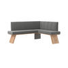 ECKBANK 185/150 cm Webstoff Anthrazit   - Eichefarben/Anthrazit, KONVENTIONELL, Textil (185/150cm)