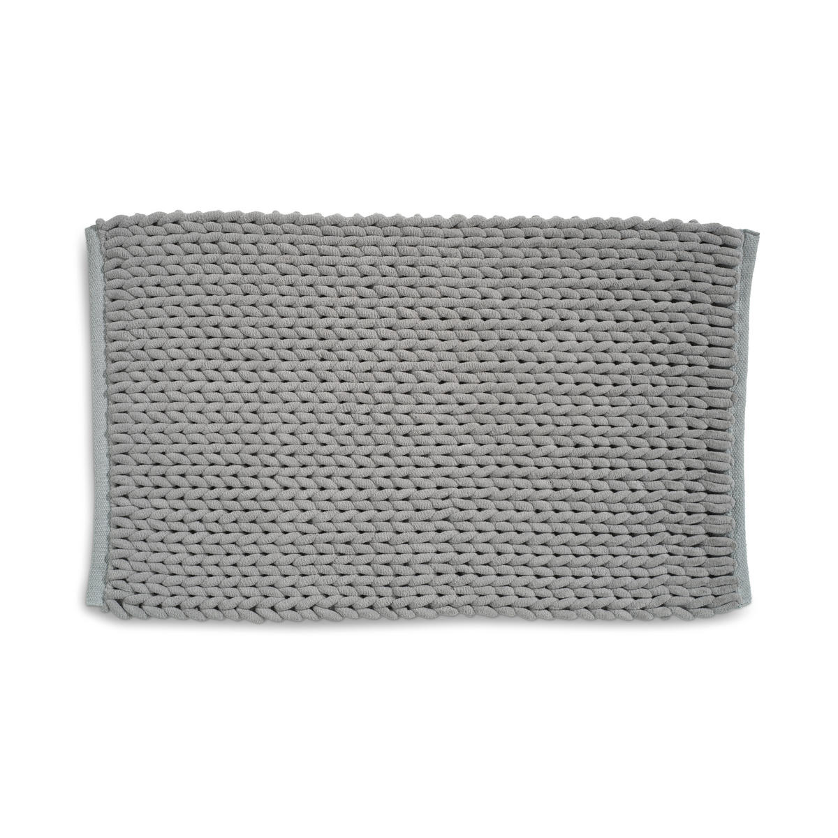 BADEMATTE Hellgrau 100/60 cm  - Hellgrau, KONVENTIONELL, Textil (100/60cm) - Kela