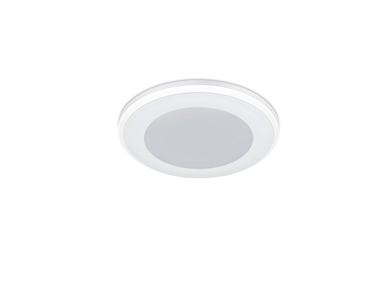 LED-EINBAUSPOT Aura 8,2 cm  - Weiß, Basics, Kunststoff (8,2cm) - Trio Leuchten