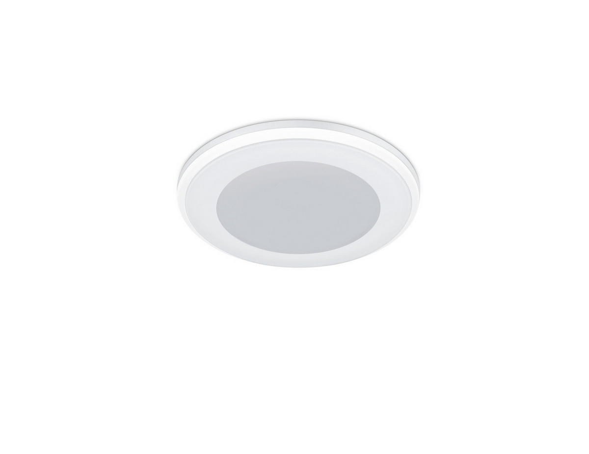 LED-EINBAUSPOT Aura 8,2 cm  - Weiß, Basics, Kunststoff (8,2cm) - Trio Leuchten