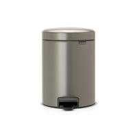 ABFALLEIMER 5 l  Metall  - Braun, Design, Kunststoff/Metall (20,5/29,1/27,2cm) - Brabantia