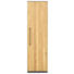 AKTENSCHRANK Eiche massiv Anthrazit, Eichefarben - Eichefarben/Anthrazit, Design, Holz/Holzwerkstoff (40/148,5/41,9cm) - MODERANO