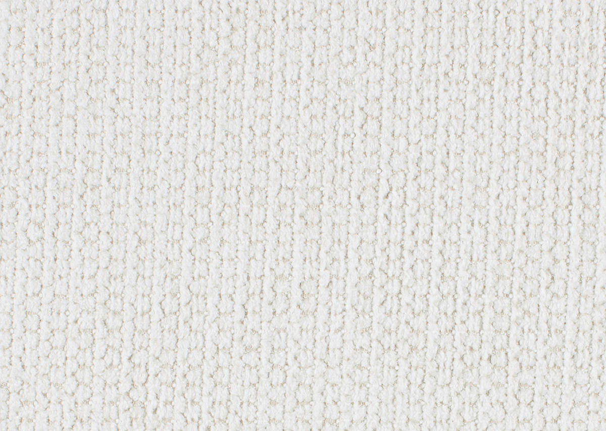 ECKSOFA in Chenille Creme  - Creme/Schwarz, Modern, Textil/Metall (285/200cm) - MID.YOU