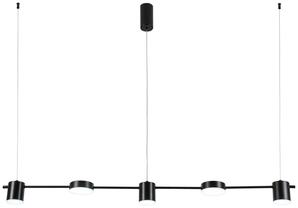 HÄNGELEUCHTE 117,6/9,8/100 cm  - Schwarz, Design, Kunststoff/Metall (117,6/9,8/100cm) - Collet's Monde