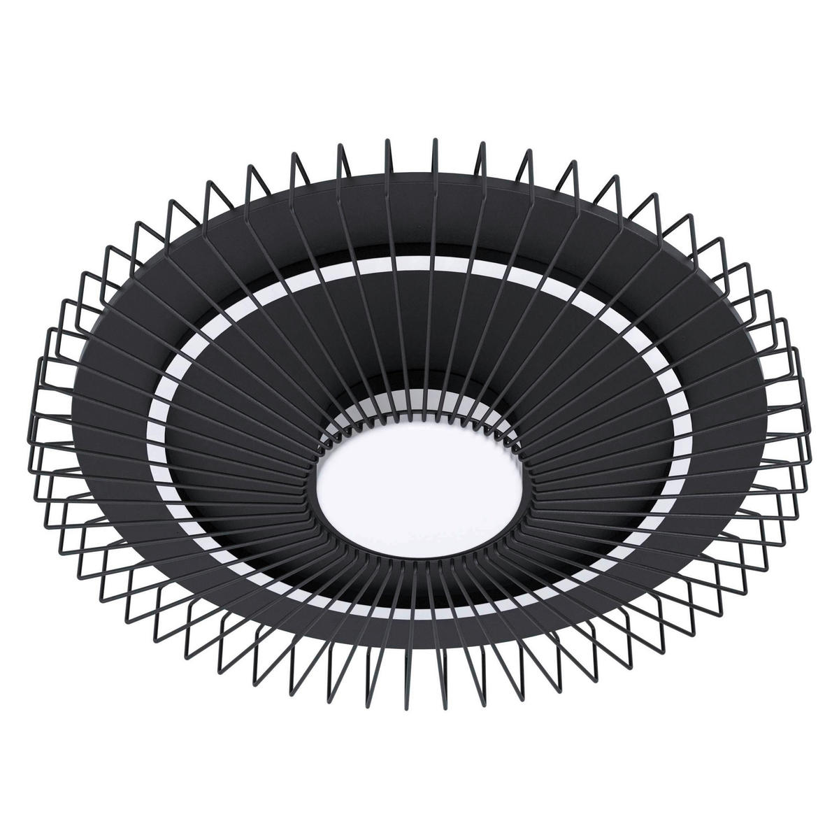 TAKLAMPA Badaleos 22,5 W 57/10 cm  - klar/svart, Design, metall/plast (57/10cm) - Eglo