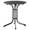 GARTENKLAPPTISCH 68/68/72 cm Metall rund  - Schieferfarben/Anthrazit, Basics, Kunststoff/Metall (68/68/72cm) - Sieger