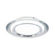 LED-DECKENLEUCHTE 35/6 cm   - Chromfarben/Transparent, Design, Kunststoff/Metall (35/6cm) - Novel