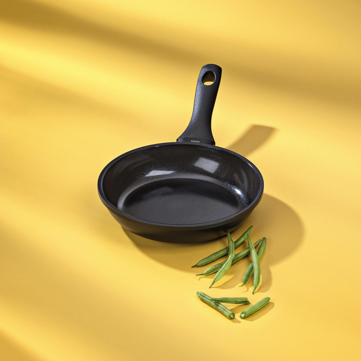 BRATPFANNE  - Schwarz, KONVENTIONELL, Metall (24/4.5cm) - Kela