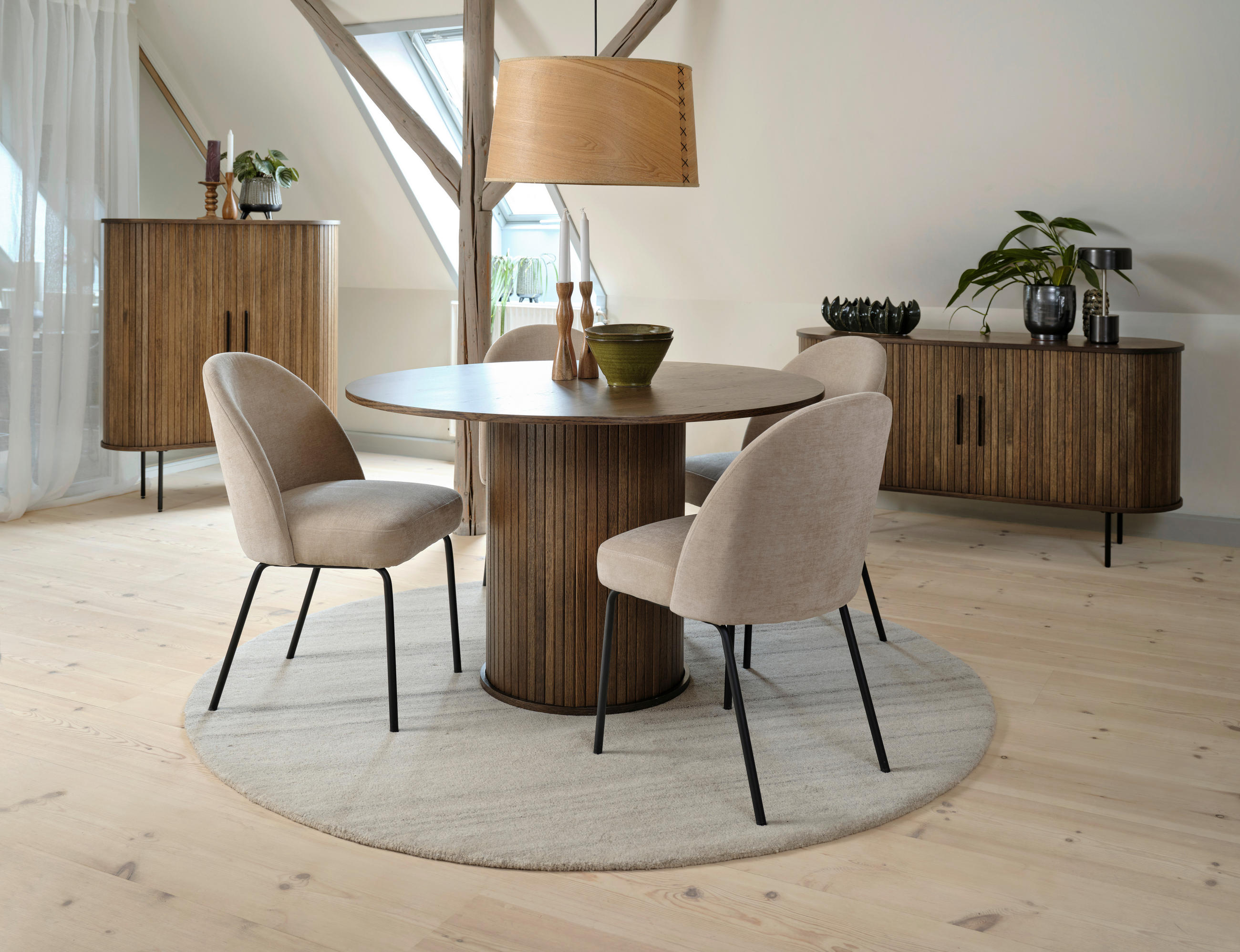 ESSTISCH in Holzwerkstoff 120/120/75 cm  - Eichefarben, Trend, Holzwerkstoff (120/120/75cm) - home24