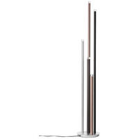 LED SVJETILJKA PODNA Cembalo  - srebrne boje/svijetlo smeđa, Design, metal/plastika (28/155cm)