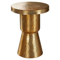 BEISTELLTISCH in Metall 43/43/59 cm  - Goldfarben, Lifestyle, Metall (43/43/59cm) - MID.YOU