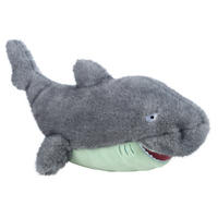 PLÜSCHFIGUR  - Rot/Grau, Basics, Kunststoff/Textil (27/22/43cm) - Patinio