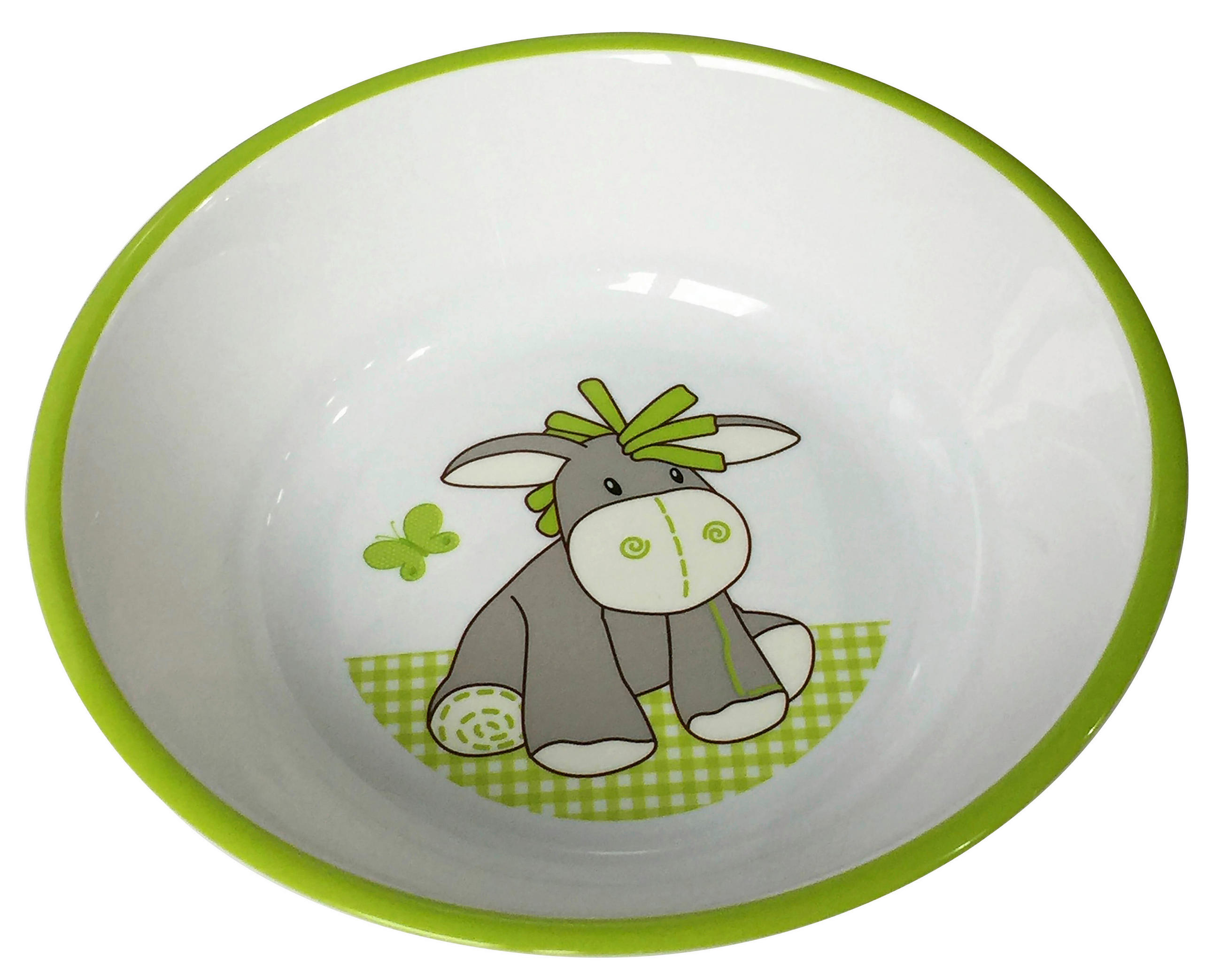 KINDERSCHÜSSEL  - Weiss/Grau, Trend, Kunststoff (14/3,8cm) - My Baby Lou