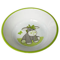 KINDERSCHÜSSEL  - Weiss/Grau, Trend, Kunststoff (14/3,8cm) - My Baby Lou