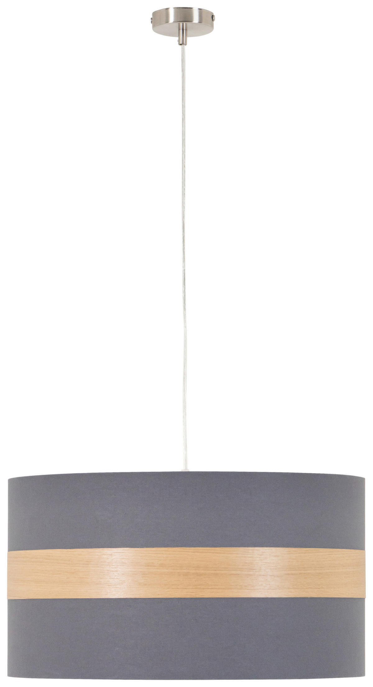 HÄNGELEUCHTE 45/120 cm  - Anthrazit, MODERN, Holz/Kunststoff (45/120cm) - Novel