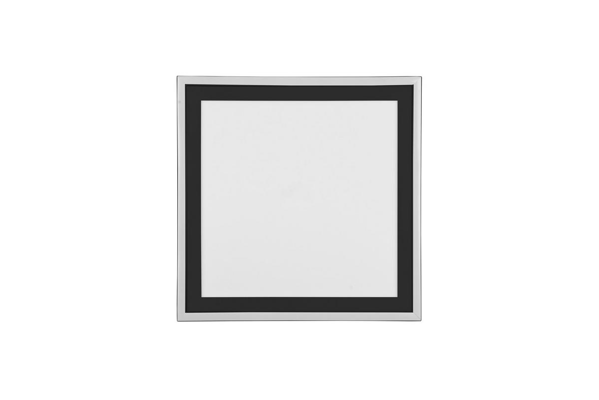 LED-DECKENLEUCHTE    43/43/3,5 cm  - Schwarz, Konventionell, Kunststoff (43/43/3,5cm)