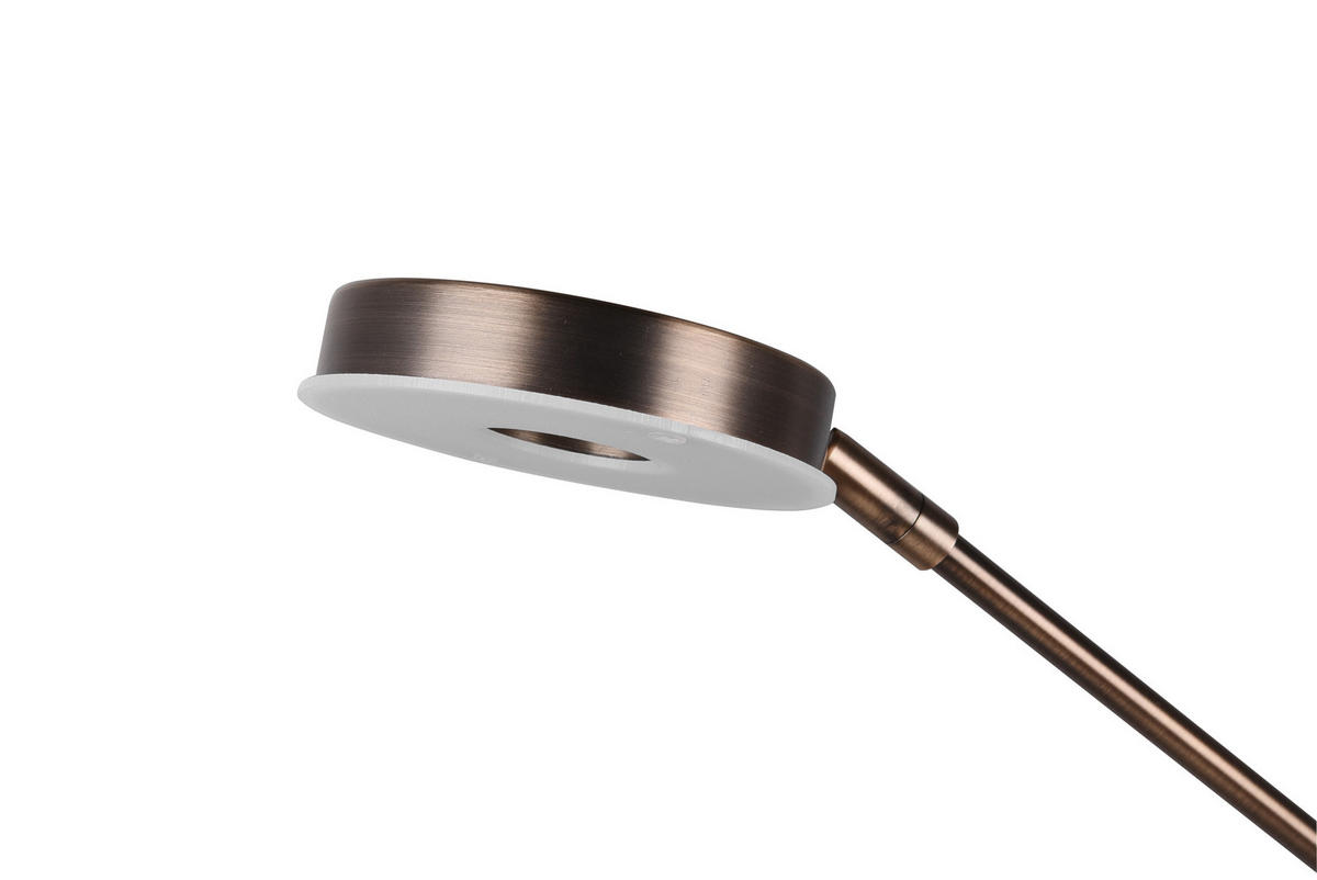 LED-STEHLEUCHTE - Messingfarben, Basics, Metall (181/30cm) - Trio Leuchten
