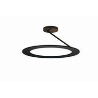 LED-DECKENLEUCHTE 45/20 cm   - Schwarz, Design, Metall (45/20cm) - BOPP