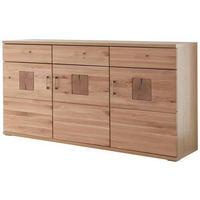 SIDEBOARD 180/91/43,8 cm  in Alteiche  - Alteiche/Silberfarben, Konventionell, Holz/Holzwerkstoff (180/91/43,8cm) - Livetastic
