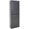 SCHUHSCHRANK Anthrazit  - Anthrazit, KONVENTIONELL, Holzwerkstoff/Kunststoff (70/210/34cm) - Xora
