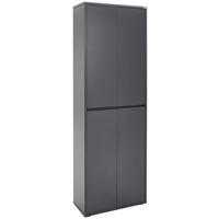 SCHUHSCHRANK Anthrazit  - Anthrazit, KONVENTIONELL, Holzwerkstoff/Kunststoff (70/210/34cm) - Xora
