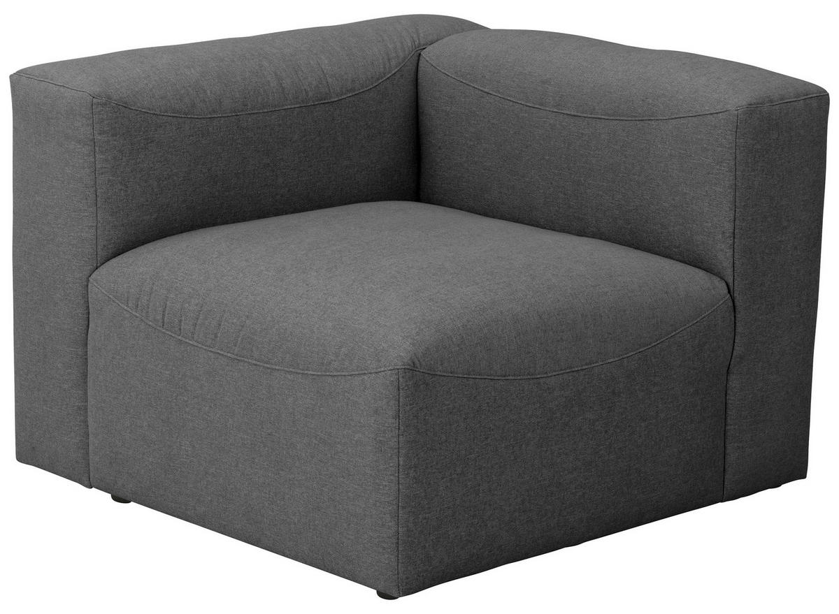 ECKELEMENT Flachgewebe  - Anthrazit, Design, Kunststoff/Textil (100/73/100cm) - Max Winzer