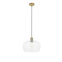 HÄNGELEUCHTE 31/151 cm  - Klar/Champagner, Basics, Glas (31/151cm) - ENDON