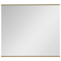 WANDSPIEGEL 89/90/2 cm    in rechteckig  - Klar/Eiche Bianco, Design, Glas/Holzwerkstoff (89/90/2cm) - Dieter Knoll