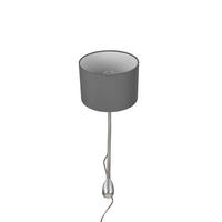 WANDLEUCHTE Hotel 20/23 cm   - Grau/Nickelfarben, Design, Textil/Metall (20/23cm) - Trio Leuchten