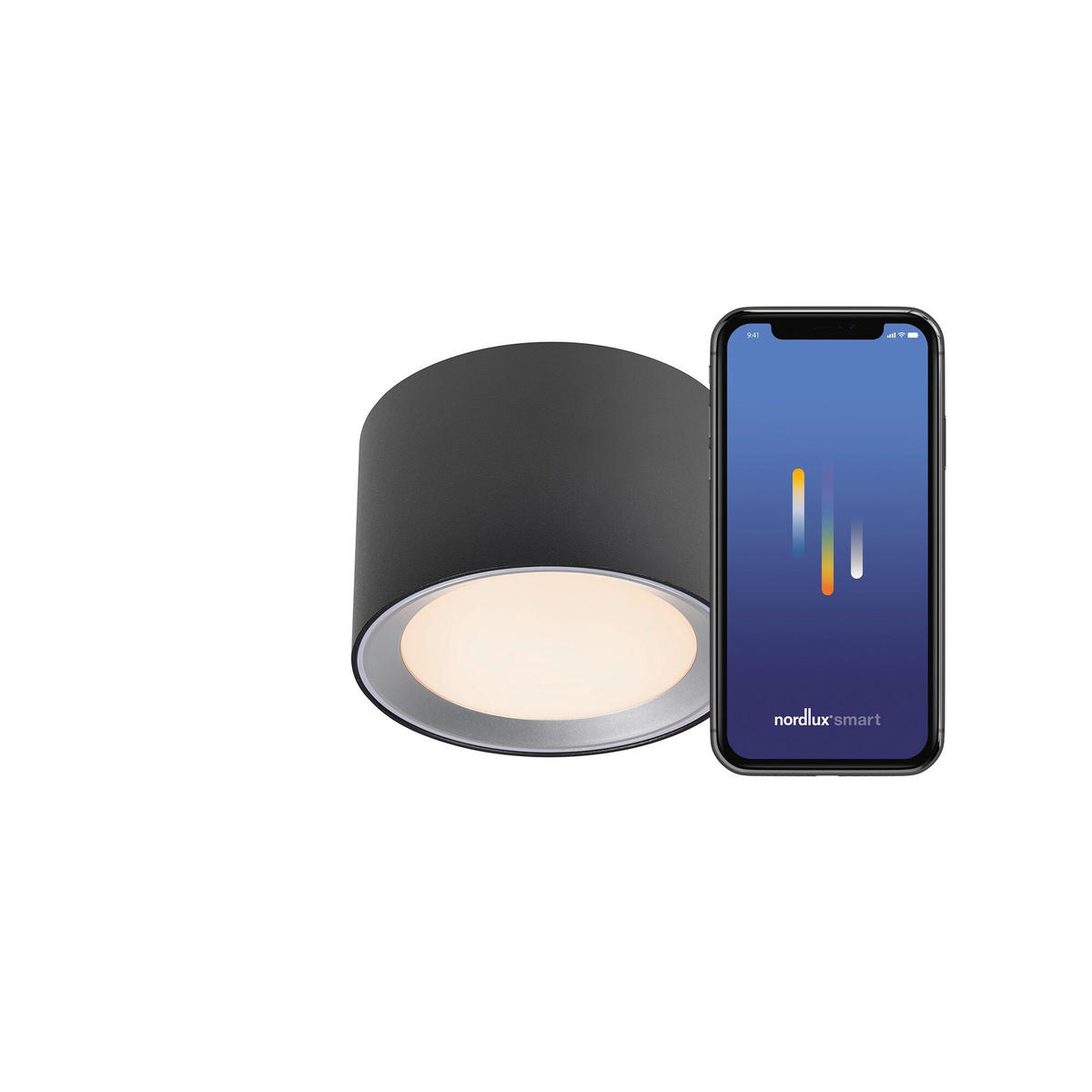 LED-DECKENSTRAHLER 12,5/8,2 cm    - Schwarz, Basics, Metall (12,5/8,2cm) - Nordlux