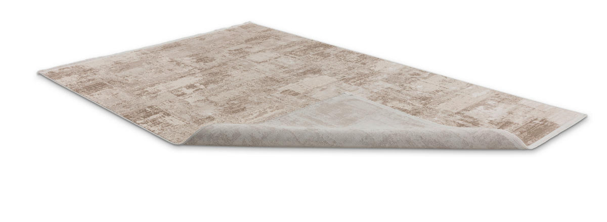 WEBTEPPICH Wohnzimmer 80/150 cm Castello Creme, Beige rechteckig  - Beige/Creme, Design, Textil (80/150cm) - Astra