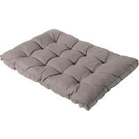 PALETTENKISSEN 80/12/120 cm  - Taupe, MODERN, Textil (80/12/120cm) - Gardenson