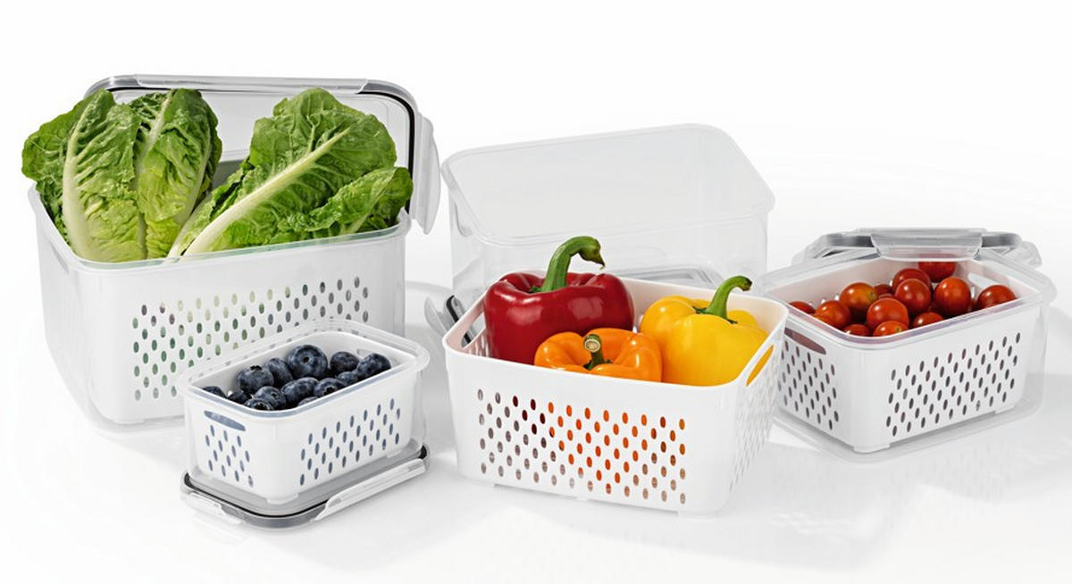 FRISCHHALTEDOSENSET GOURMETmaxx 12-teilig  - Transparent/Grau, Basics, Kunststoff (23,5/19/13cm)