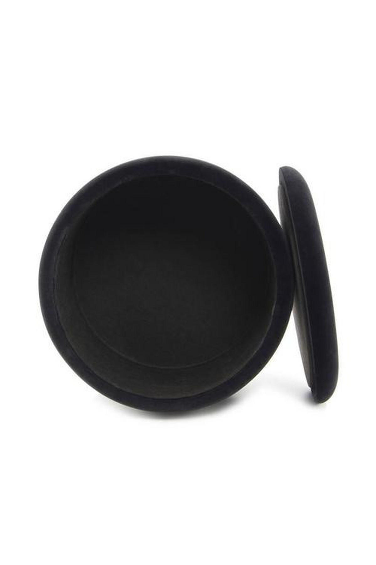 TABURETKA, kov, plast, textil, kompozitné drevo, 37,5/41/37,5 cm - čierna/strieborná, Basics, kov/kompozitné drevo (37,5/41/37,5cm)