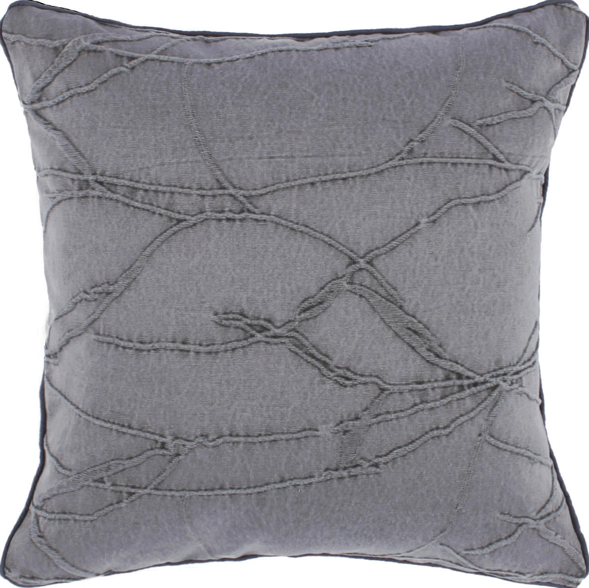 ZIERKISSEN  43/43 cm   - Grau, Design, Textil (43/43cm) - Novel