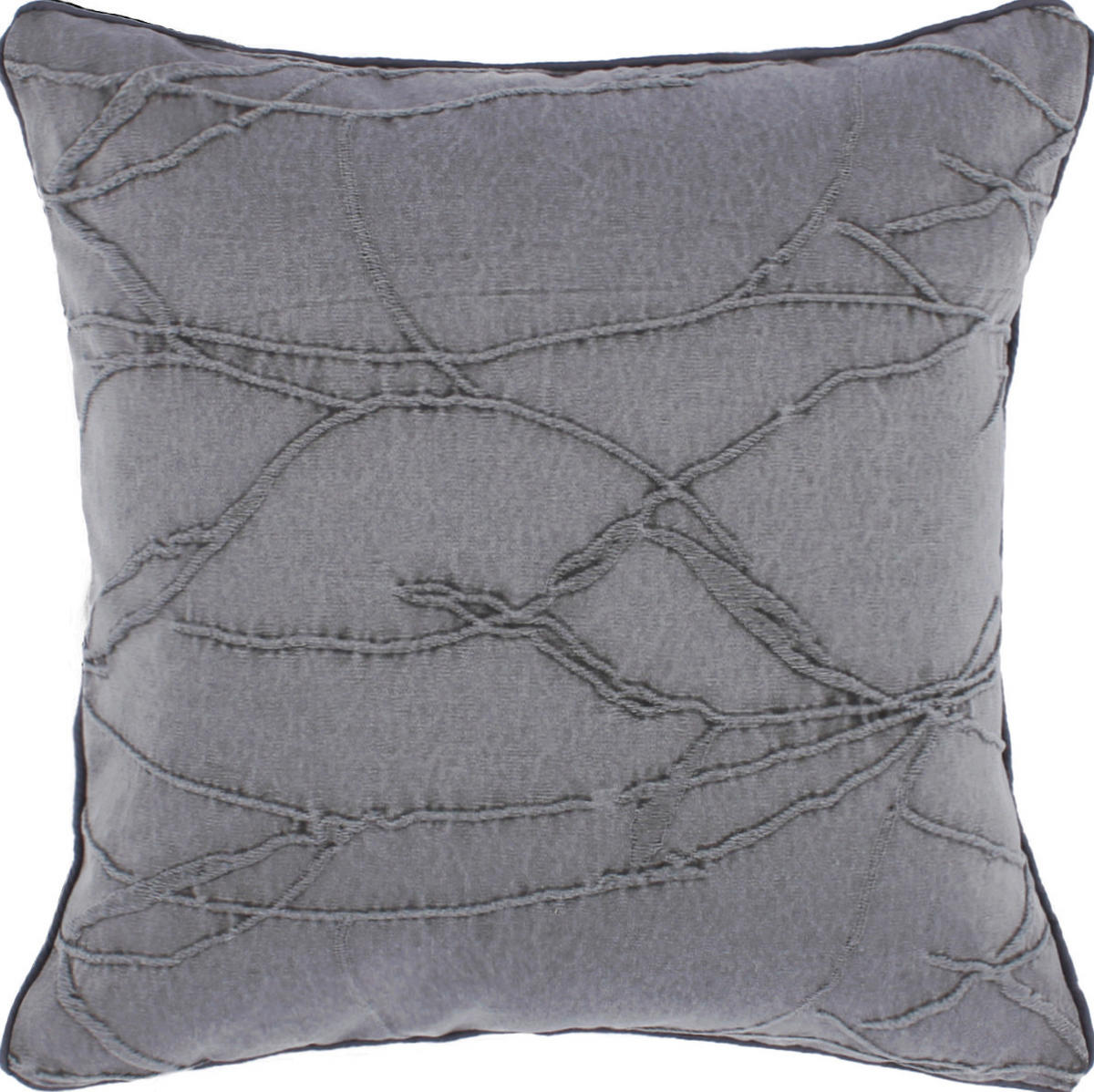 ZIERKISSEN  43/43 cm   - Grau, Design, Textil (43/43cm) - Novel