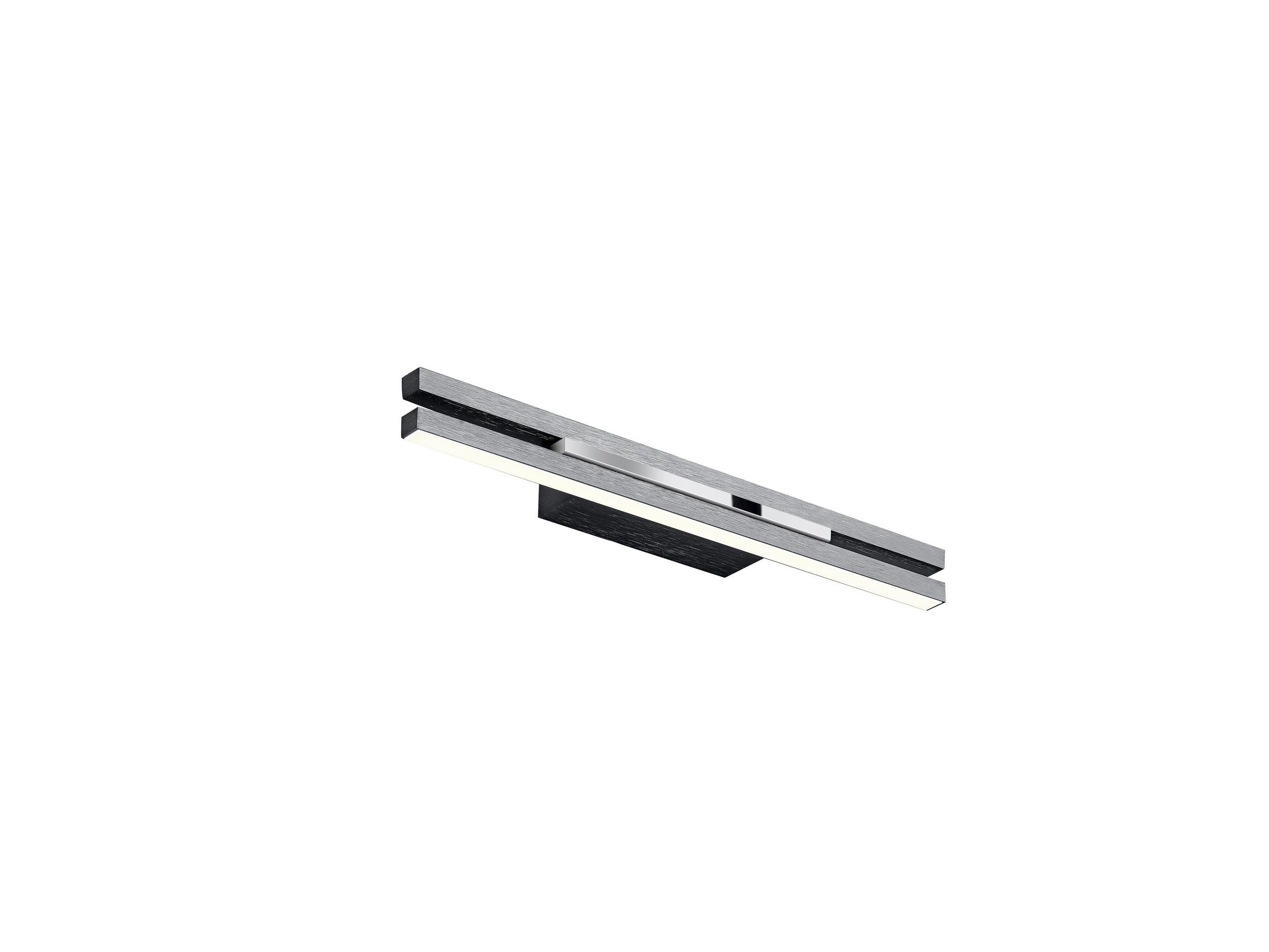 LED-WANDLEUCHTE Ben 40/4/7 cm   - Anthrazit, Design, Metall (40/4/7cm) - elements by BANKAMP
