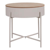 BEISTELLTISCH Beige  - Beige, Design, Kunststoff/Metall (40/40/40cm)