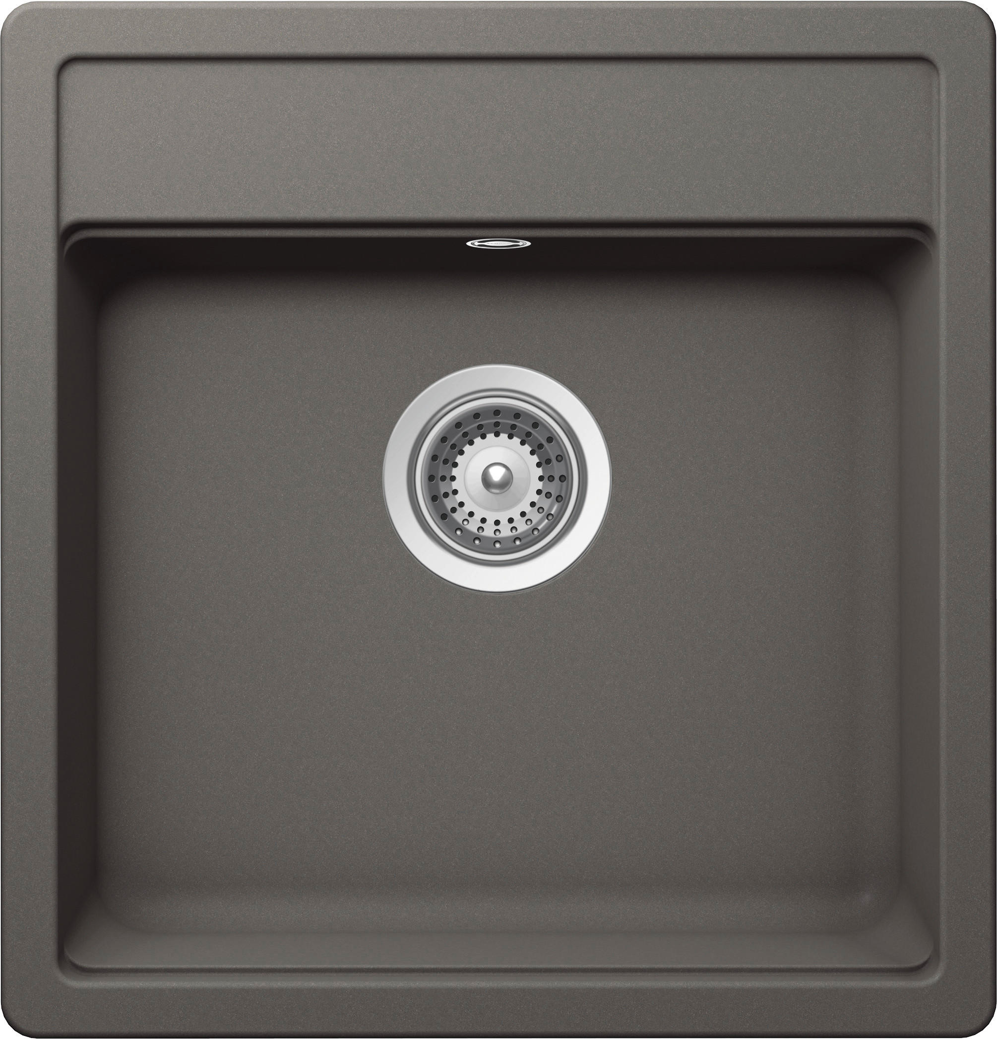 SPÜLE MONN100SUSIL  - Grau, Basics, Stein (49/51cm) - Schock